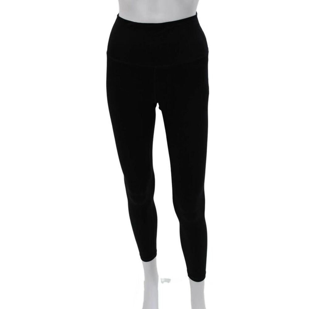 Everlane Womens Ankle Leggings Black Recycled Nylon Size S
